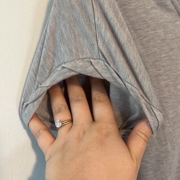 Wishlist Gray Thin Front Tie Mini Dress - Picture 4 of 12